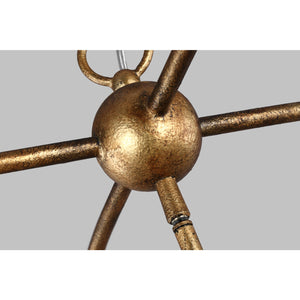 Stonington Large Lantern Antique Gild - Visual Comfort Ceiling Lights
