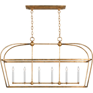 Stonington Linear Lantern in Antique Gild - Visual Comfort Ceiling Lights