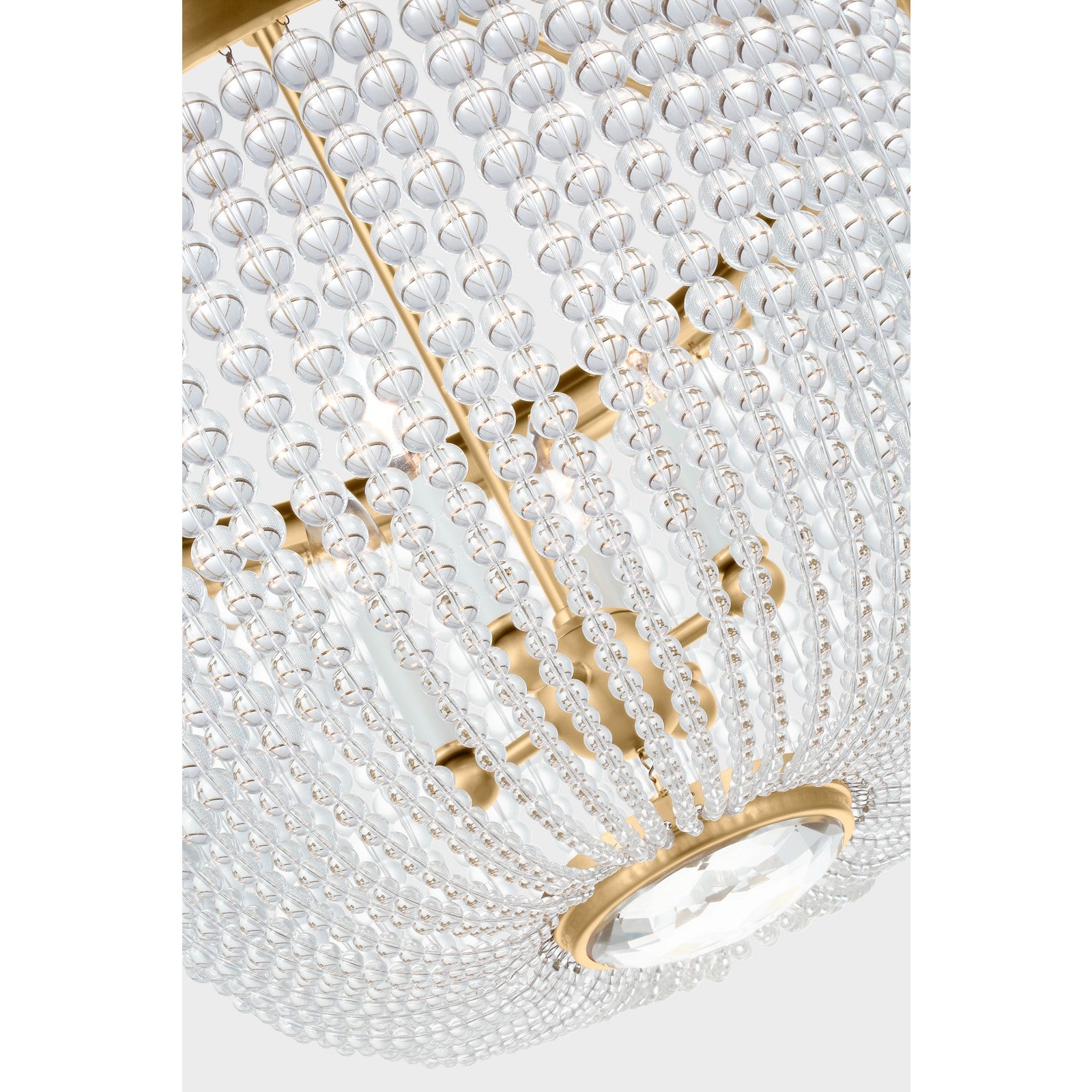 Summerhill Large Pendant Burnished Brass - Visual Comfort Ceiling Lights