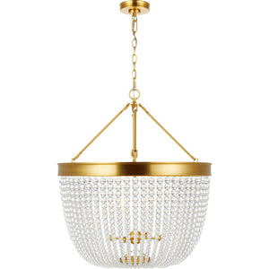 Summerhill Large Pendant Burnished Brass - Visual Comfort Ceiling Lights