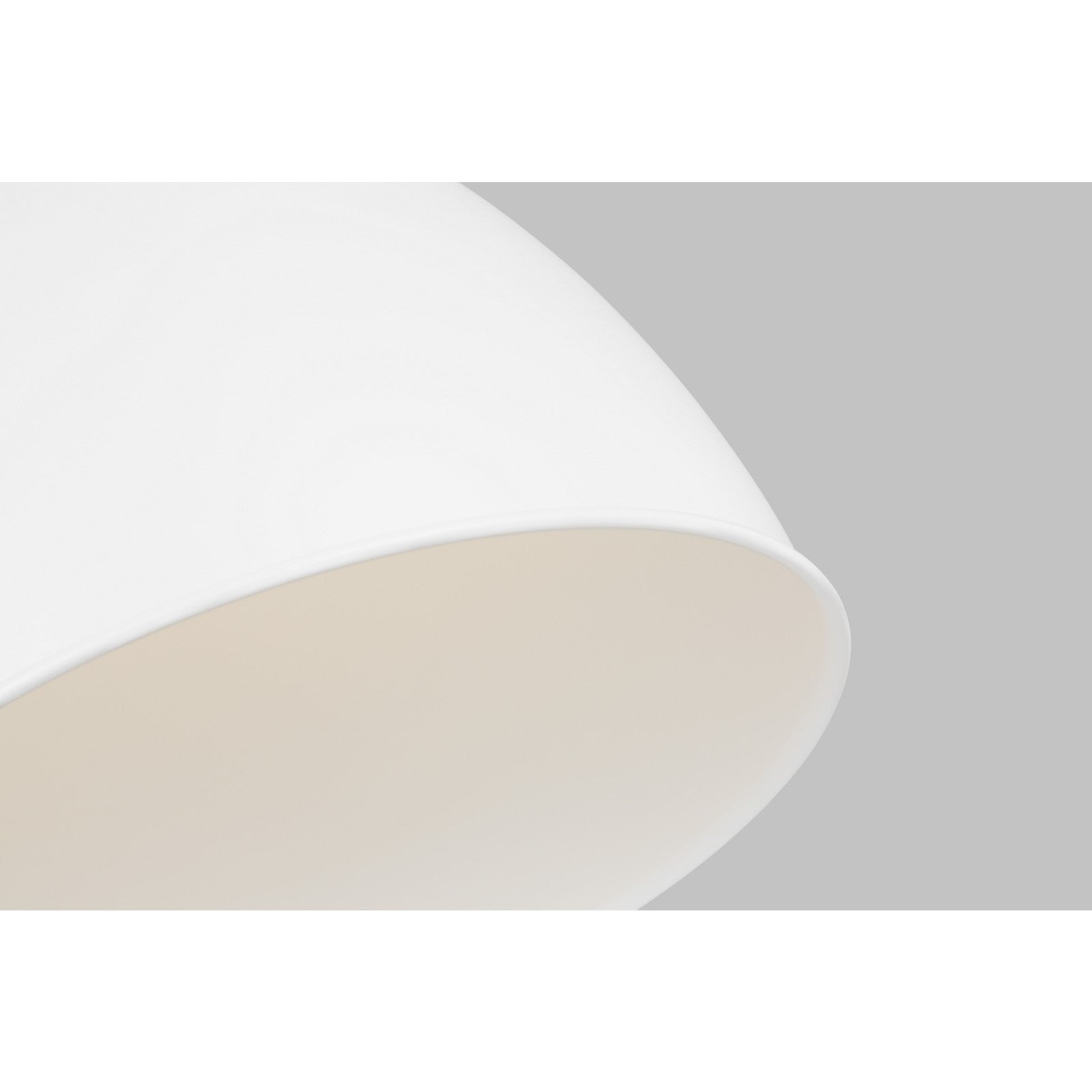 Wellfleet Medium Dome Pendant Midnight Black and Burnished Brass - Visual Comfort Ceiling Lights