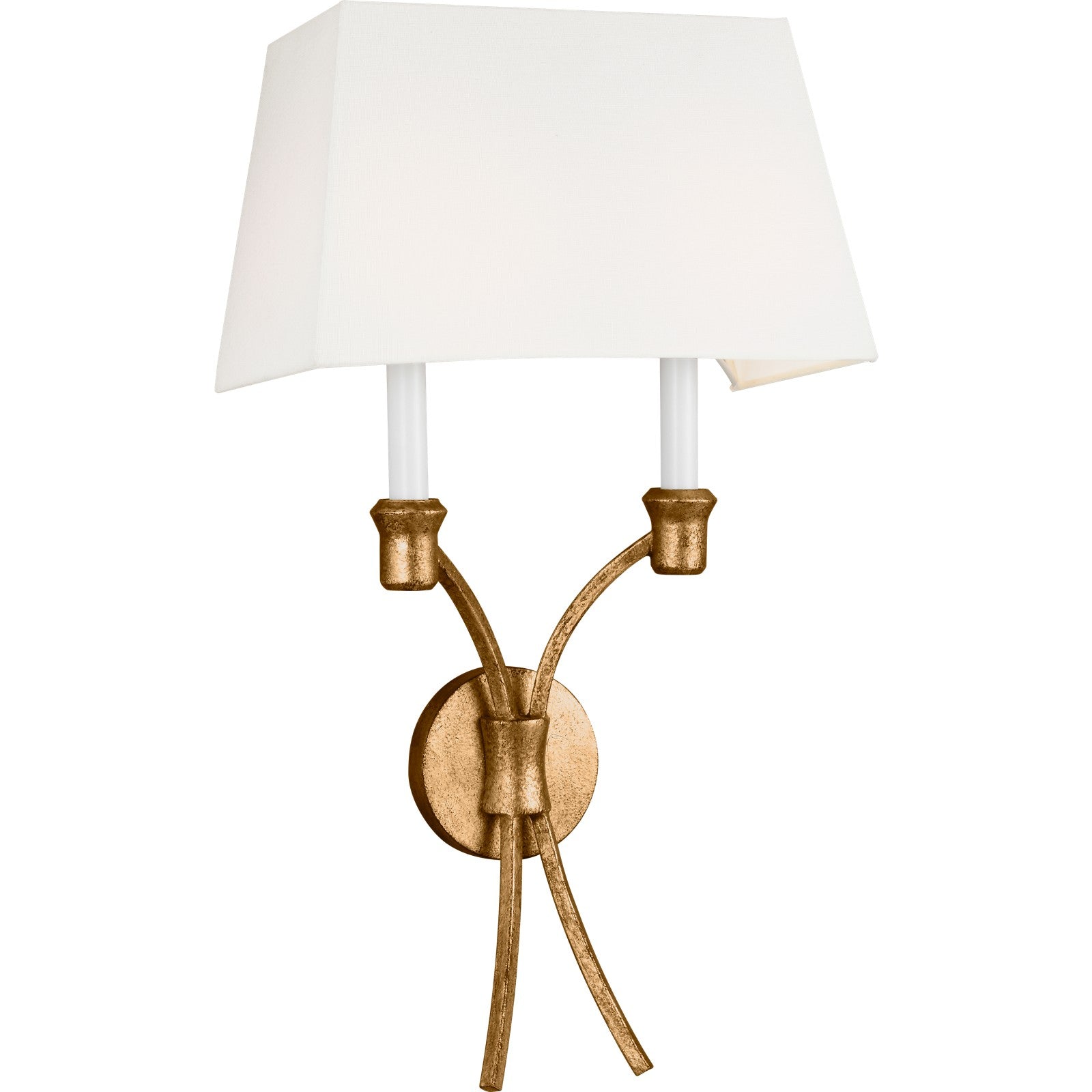 Westerly Double Sconce Antique Gild - Visual Comfort Wall Lights