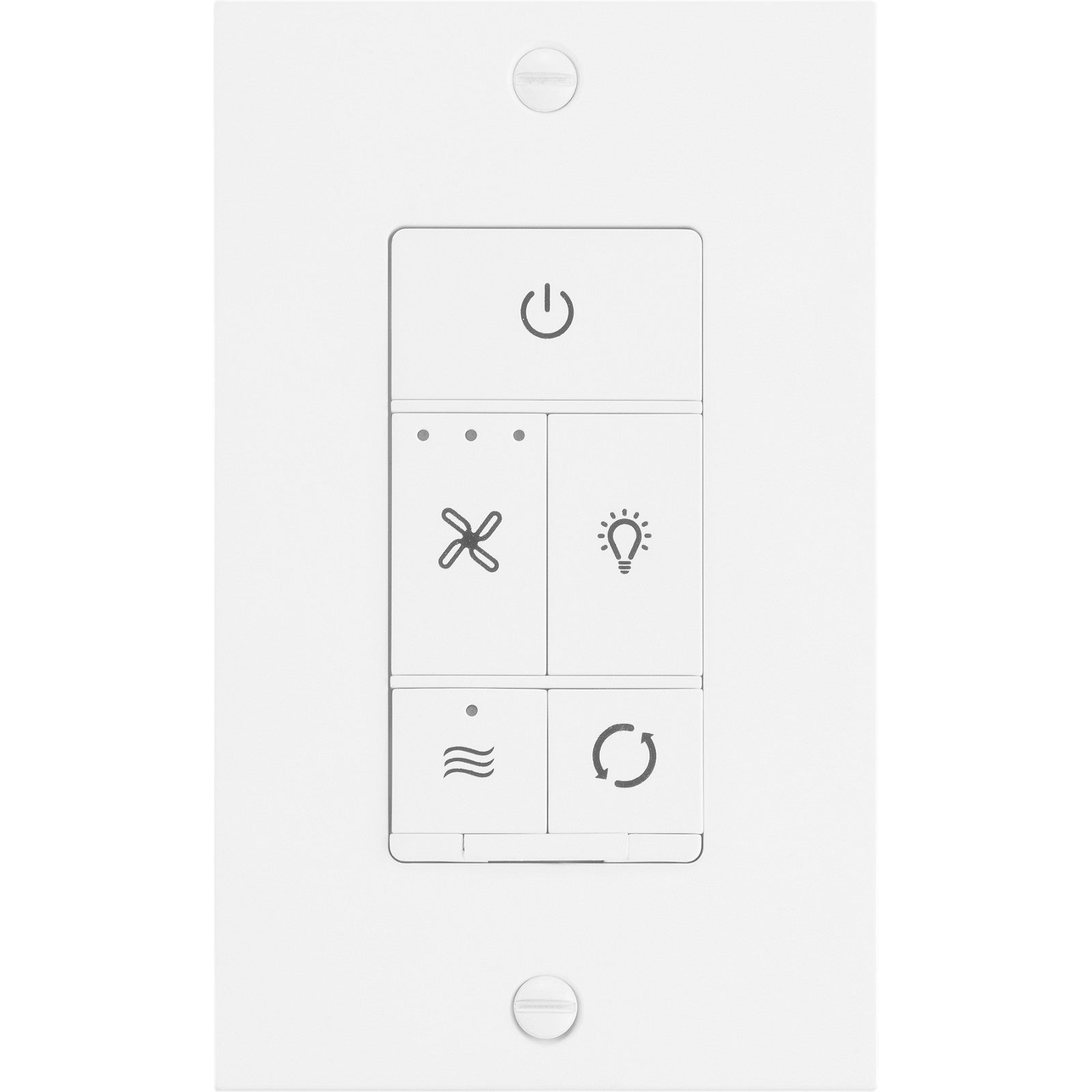 Universal Control 3-Speed with Dimmer and Reverse 3-Wire Wall Control - Visual Comfort Fan 1