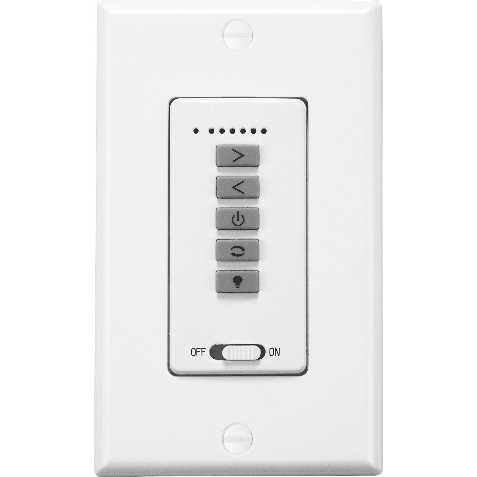 6-Speed Wall Control with LED Light Dimmer - Visual Comfort Fan 1