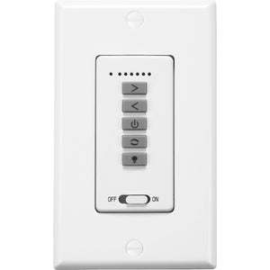 6-Speed Wall Control with LED Light Dimmer - Visual Comfort Fan 1