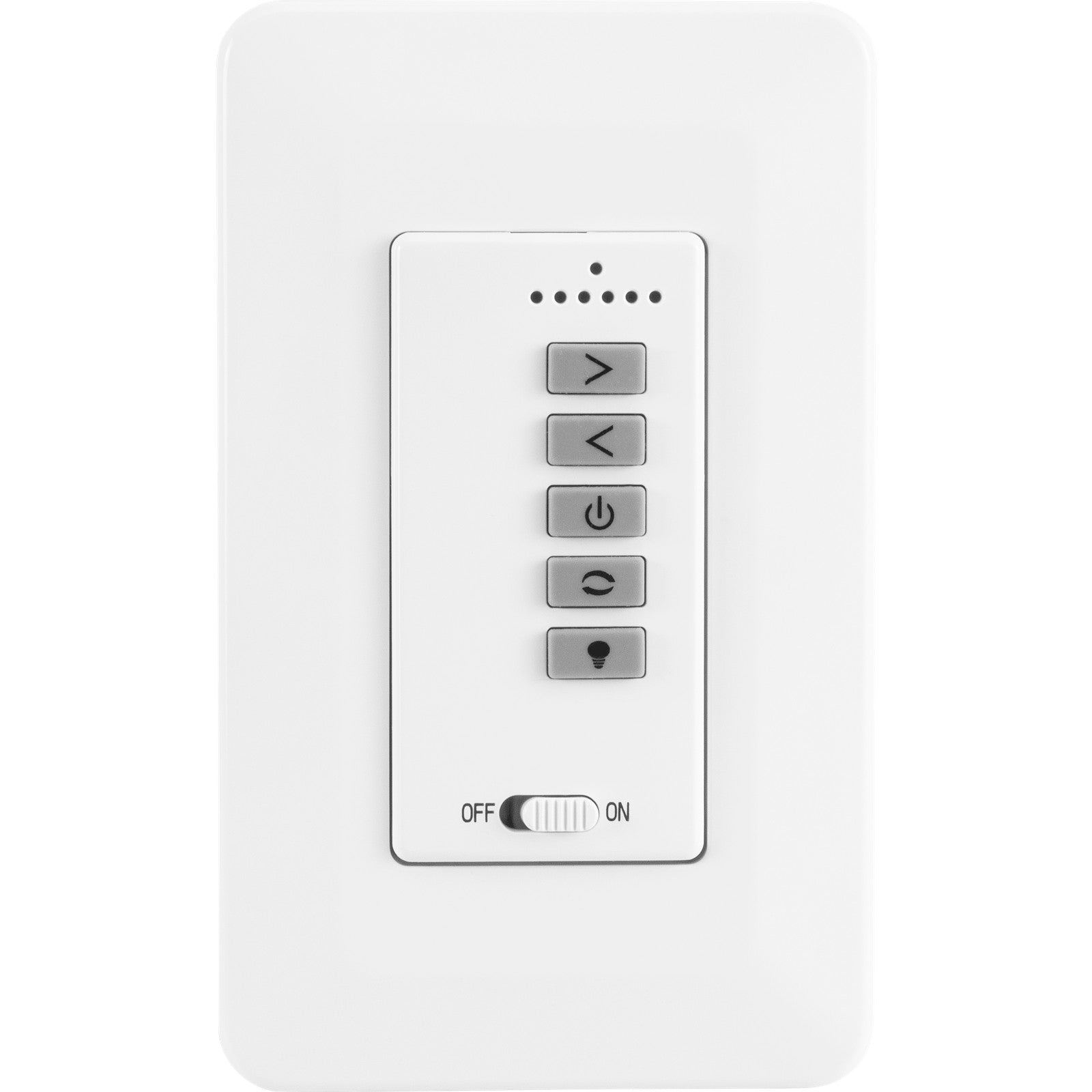 Universal Control 6-Speed Wall Control with LED Light Dimmer - Visual Comfort Fan 1