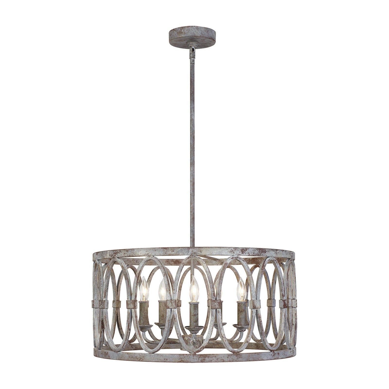Patrice Medium Lantern Deep Abyss - Visual Comfort Ceiling Lights