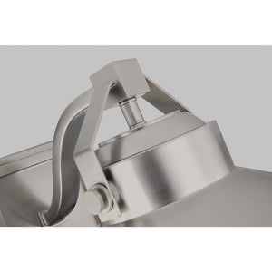 Boynton Large Lantern Painted Brushed Steel - Visual Comfort Outdoor Lighting