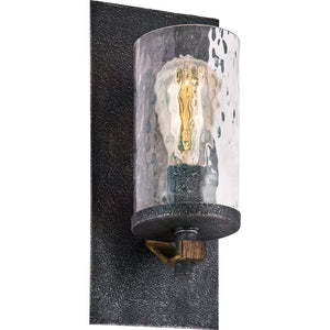 Angelo Sconce Distressed Weathered Oak / Slate Grey Metal - Visual Comfort Wall Lights
