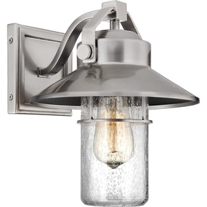 Boynton Small Lantern Painted Brushed Steel - Visual Comfort Outdoor Lighting