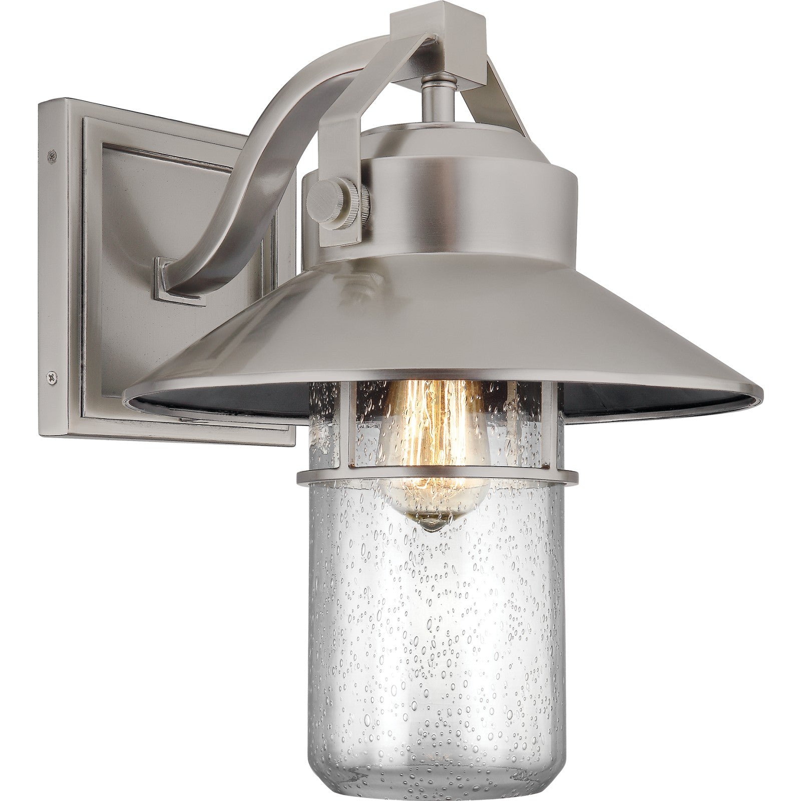 Boynton Large Lantern Painted Brushed Steel - Visual Comfort Outdoor Lighting