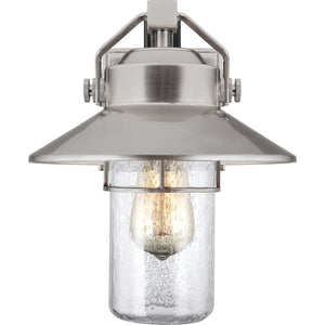 Boynton Small Lantern Painted Brushed Steel - Visual Comfort Outdoor Lighting
