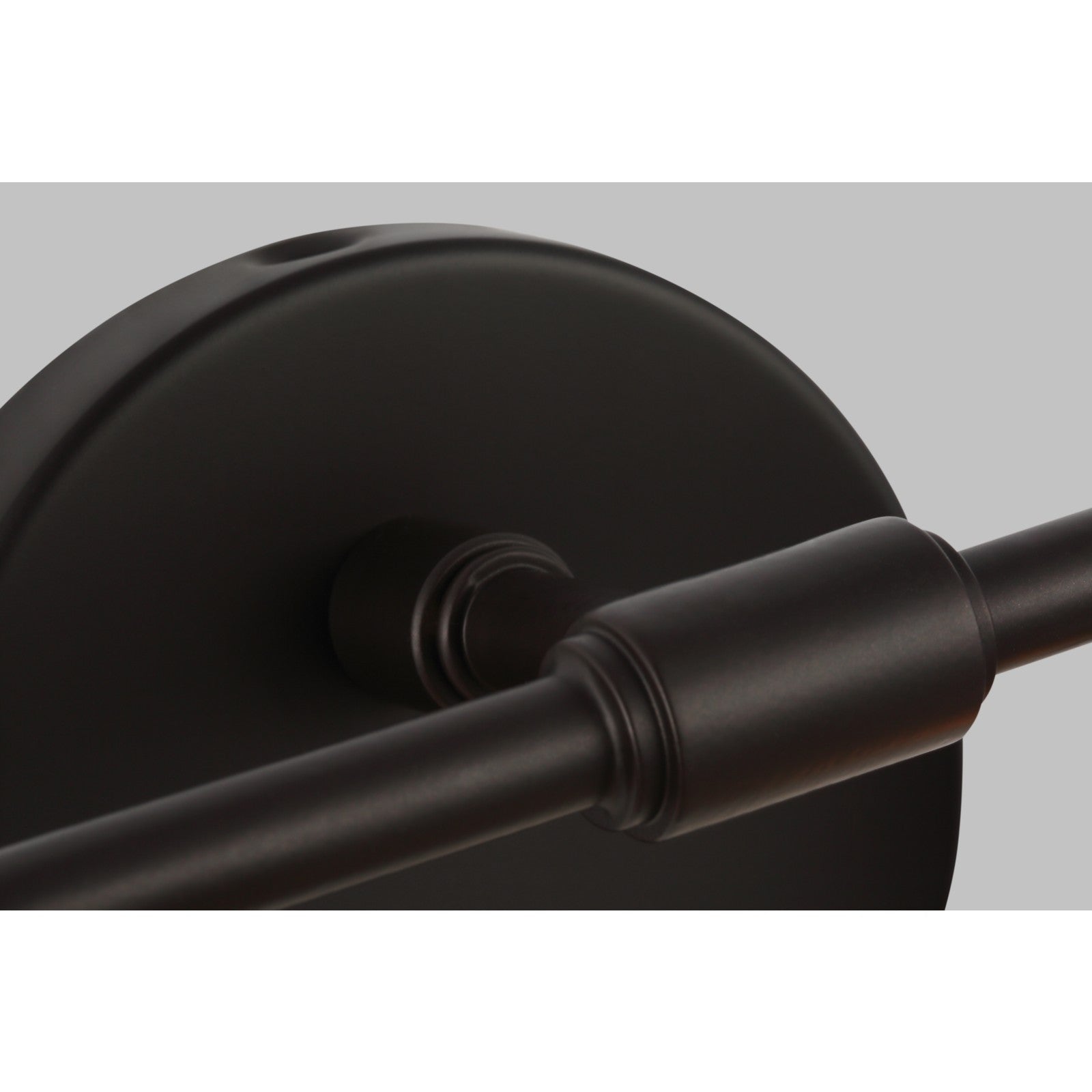 Clara 2 - Light Vanity in Polished Nickel/Textured Black - Visual Comfort Wall Lights