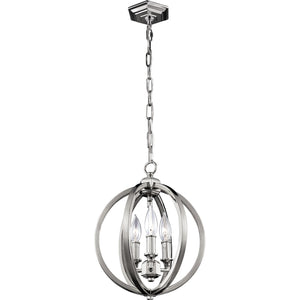 Corinne Small Pendant Polished Nickel - Visual Comfort Ceiling Lights