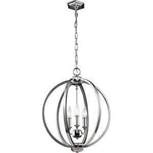 Corinne Medium Pendant Polished Nickel - Visual Comfort Ceiling Lights
