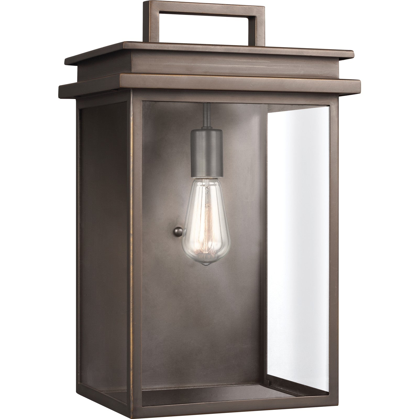Glenview Large Lantern Antique Bronze - Visual Comfort Outdoor Lighting