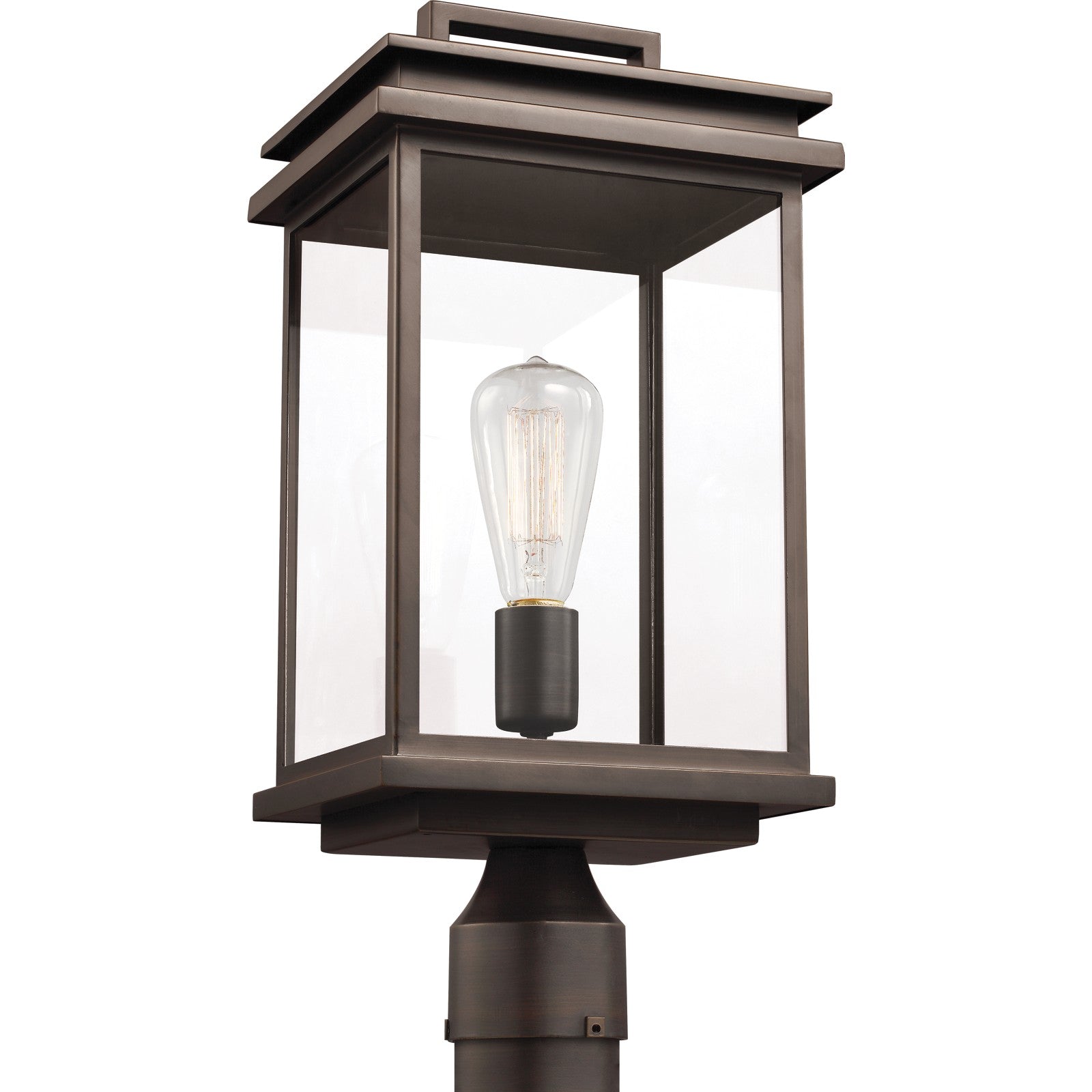 Glenview Post Lantern Antique Bronze - Visual Comfort Outdoor Lighting