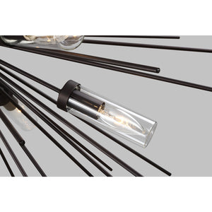 Hilo Large Outdoor Chandelier Oil Rubbed Bronze - Visual Comfort Outdoor Lighting