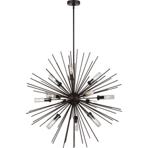 Hilo Large Outdoor Chandelier Oil Rubbed Bronze - Visual Comfort Outdoor Lighting