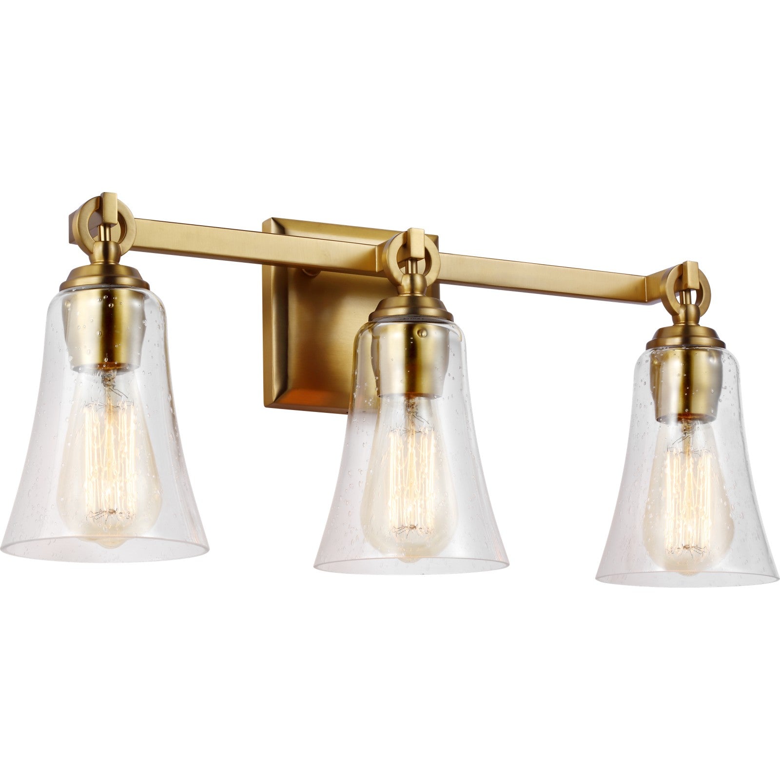 Monterro 3 - Light Vanity Burnished Brass - Visual Comfort Wall Lights