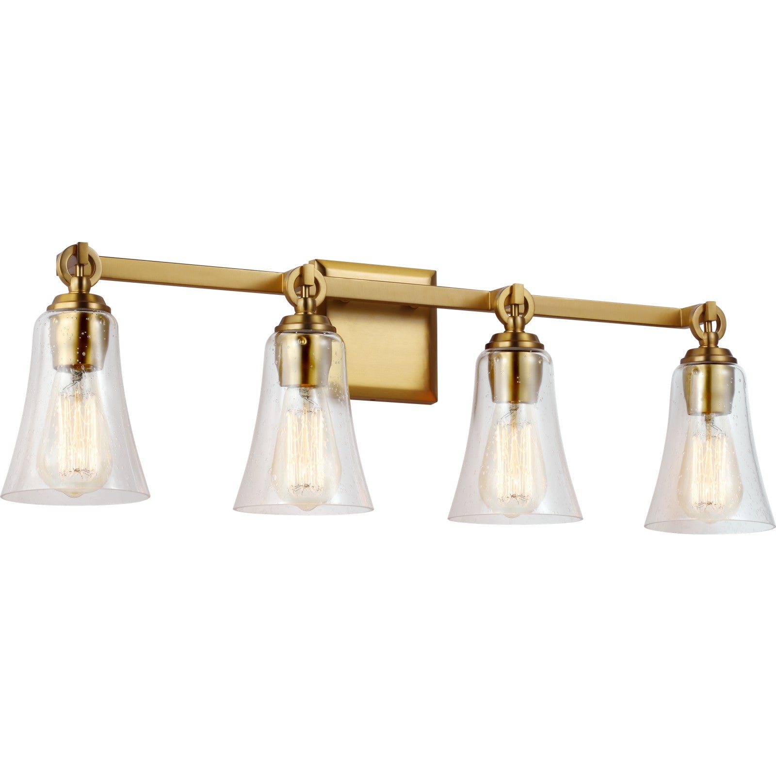 Monterro 4 - Light Vanity Burnished Brass - Visual Comfort Wall Lights