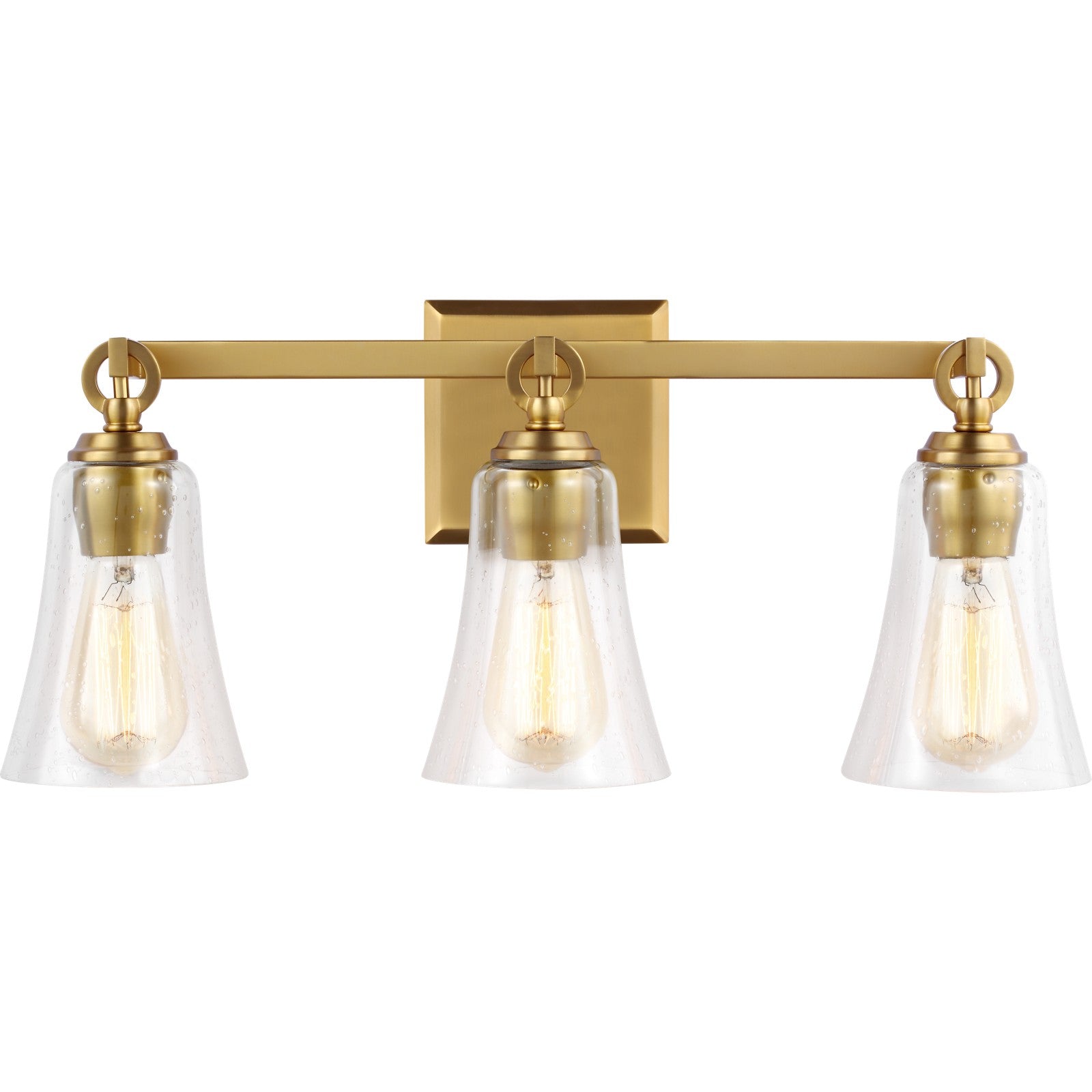 Monterro 3 - Light Vanity Burnished Brass - Visual Comfort Wall Lights