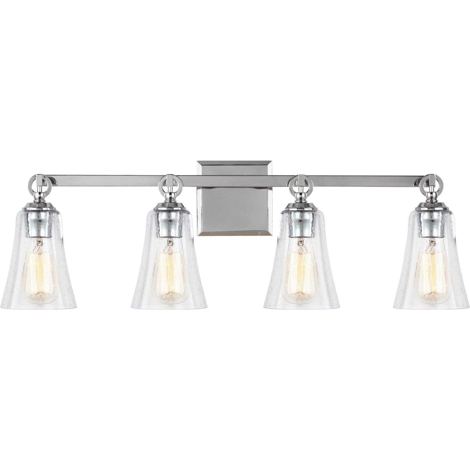 Monterro 4 - Light Vanity Burnished Brass - Visual Comfort Wall Lights