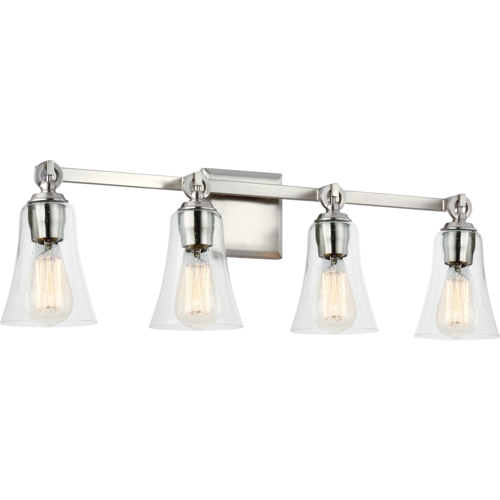 Monterro 4 - Light Vanity Burnished Brass - Visual Comfort Wall Lights