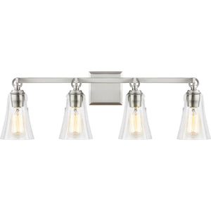 Monterro 4 - Light Vanity Burnished Brass - Visual Comfort Wall Lights