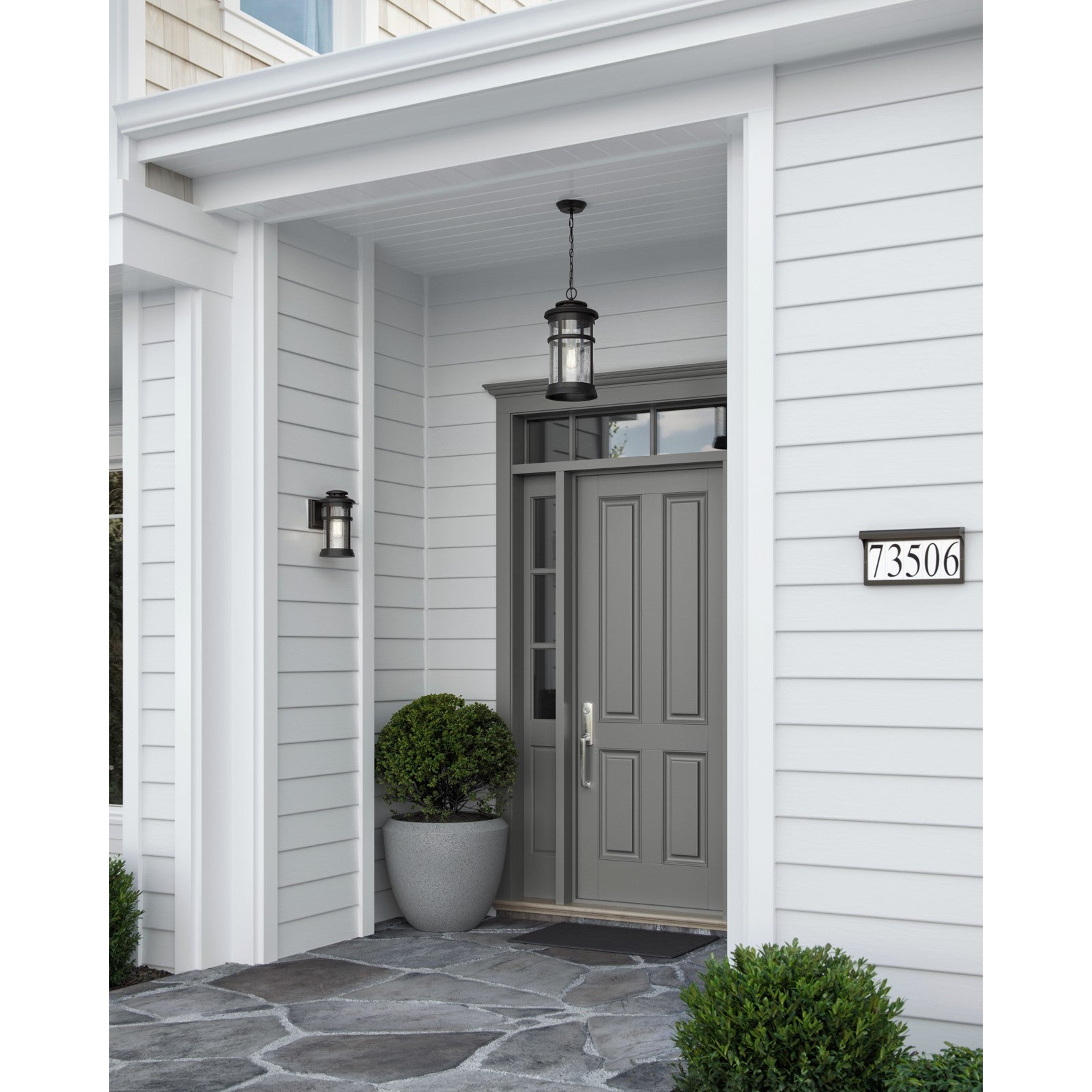 Newport Small Lantern Antique Bronze - Visual Comfort Outdoor Lighting