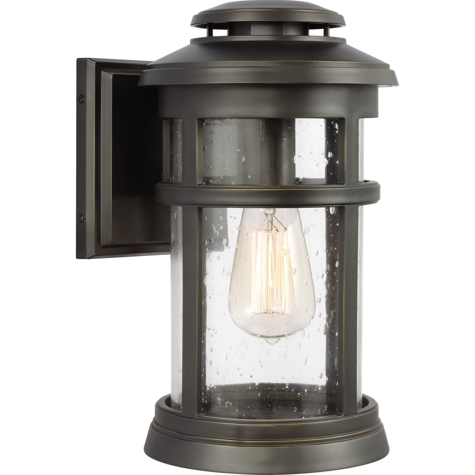 Newport Small Lantern Antique Bronze - Visual Comfort Outdoor Lighting
