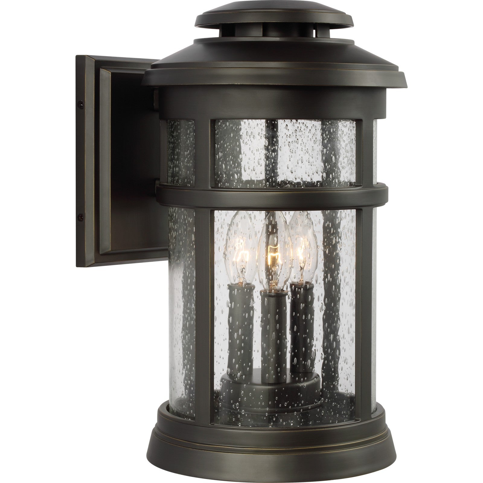 Newport Medium Lantern Antique Bronze - Visual Comfort Outdoor Lighting