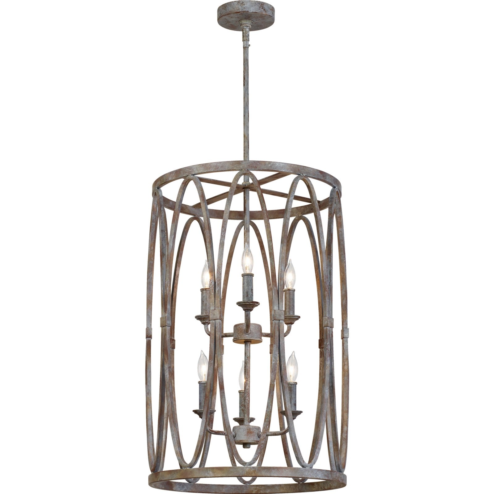 Patrice Tall Lantern Deep Abyss - Visual Comfort Ceiling Lights