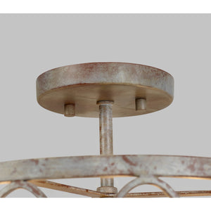Patrice Semi-Flush Mount Deep Abyss - Visual Comfort Ceiling Lights