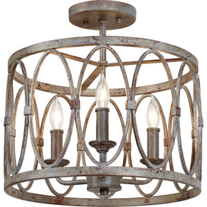 Patrice Semi-Flush Mount Deep Abyss - Visual Comfort Ceiling Lights