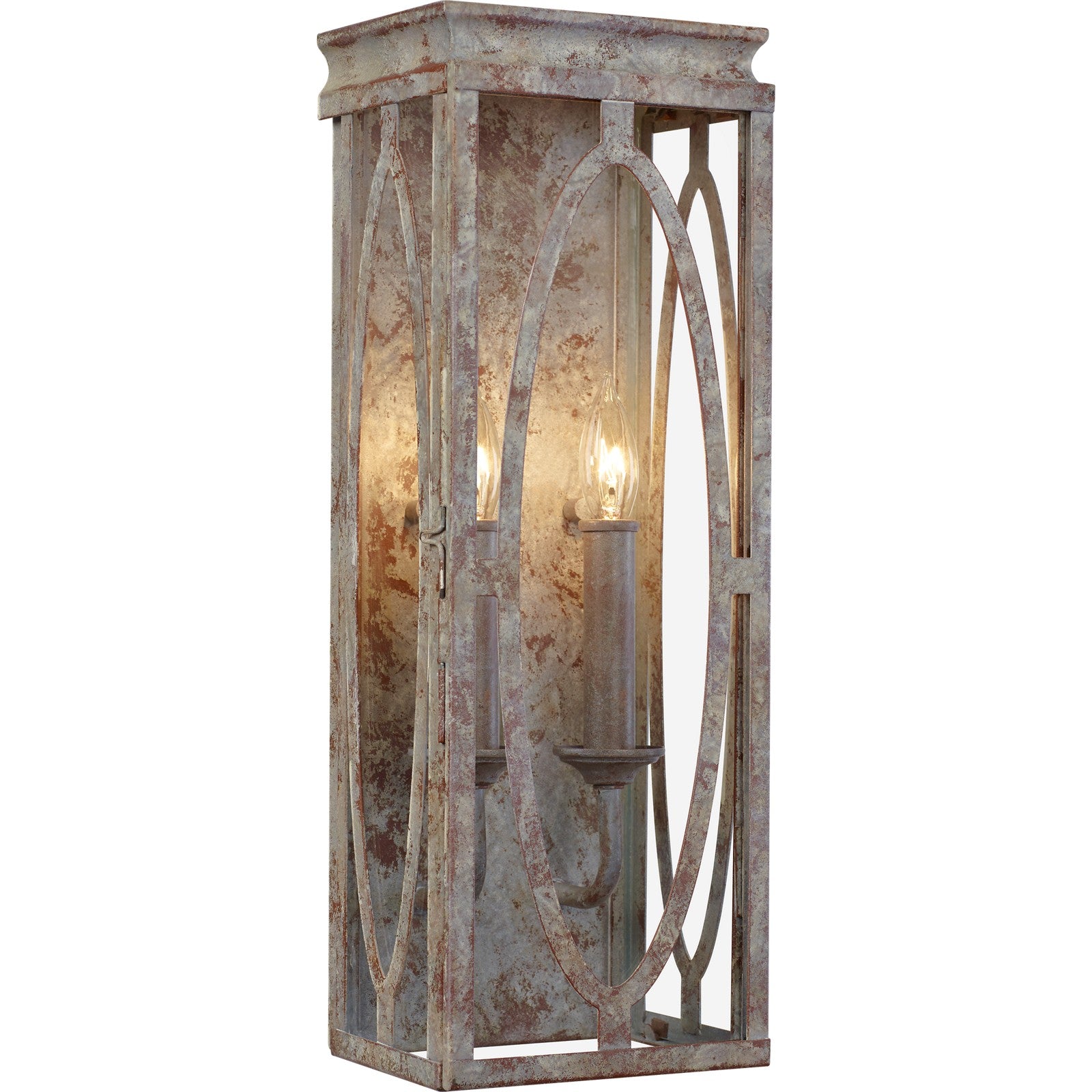 Patrice Double Sconce Deep Abyss - Visual Comfort Wall Lights