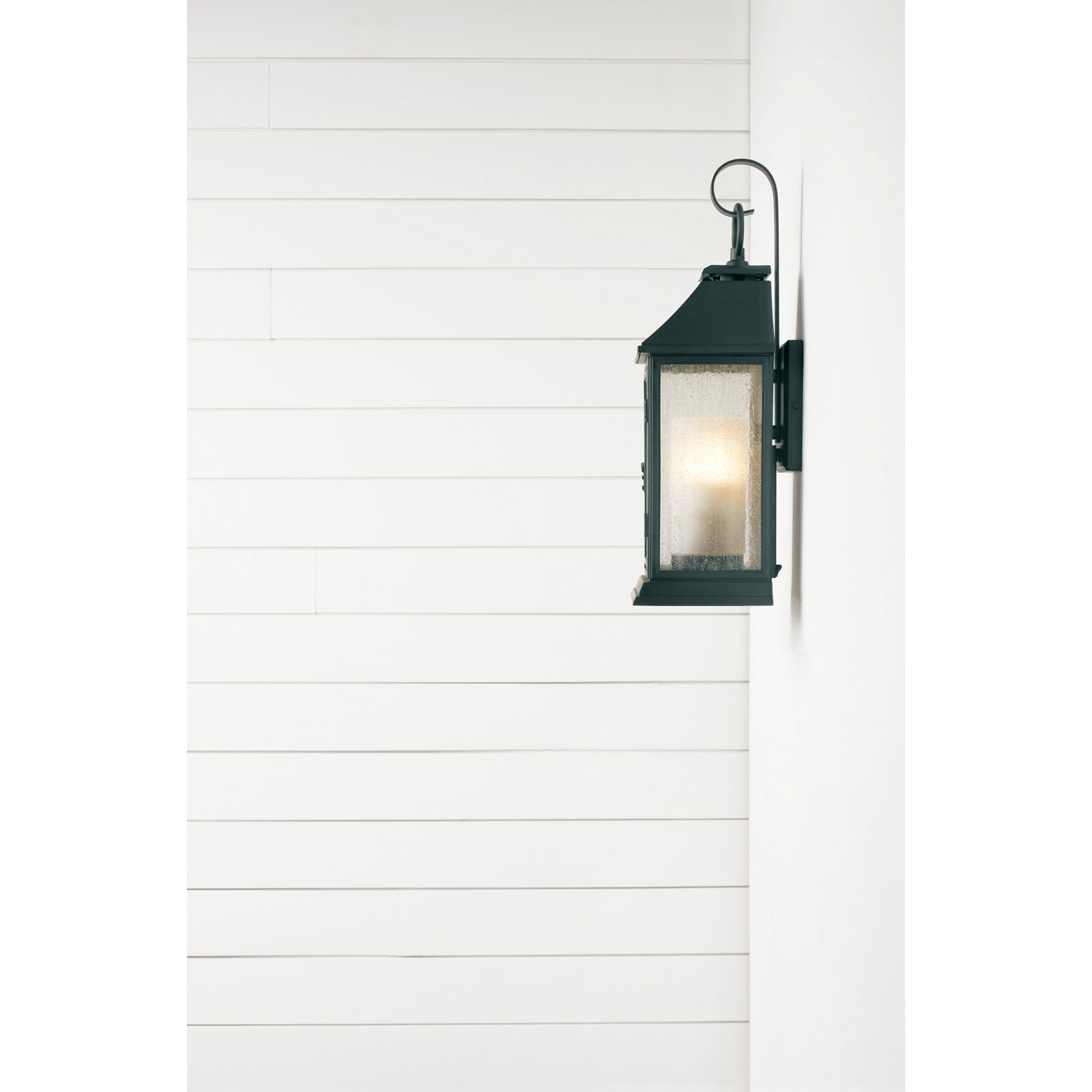 Shepherd Medium Lantern Dark Weathered Zinc - Visual Comfort Outdoor Lighting