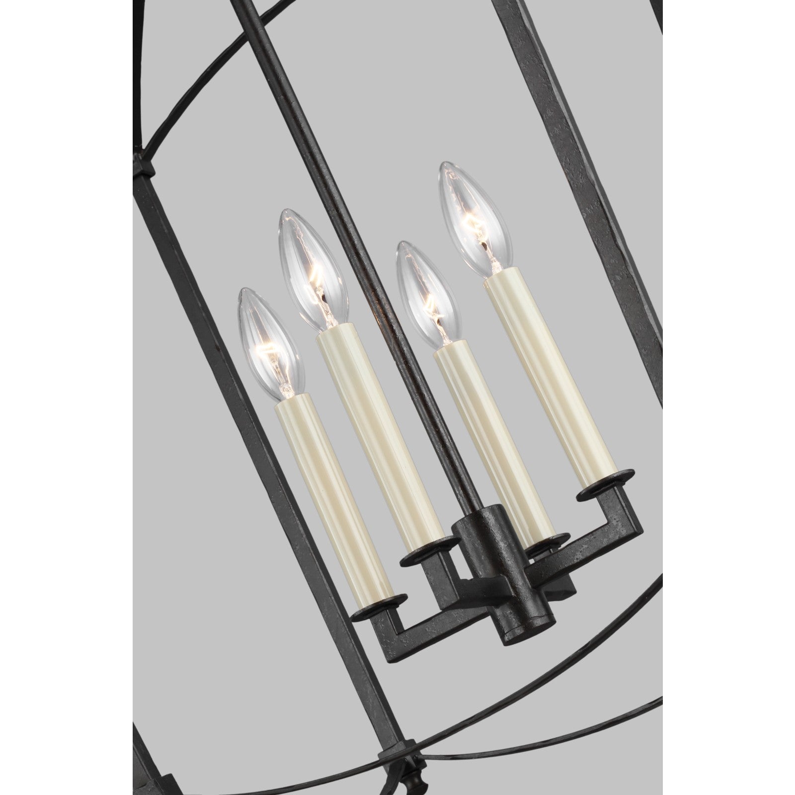 Thayer Medium Lantern Antique Gild - Visual Comfort Ceiling Lights