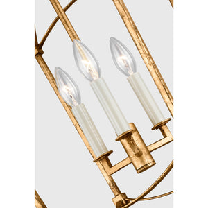 Thayer Mini-Lantern Antique Gild - Visual Comfort Ceiling Lights