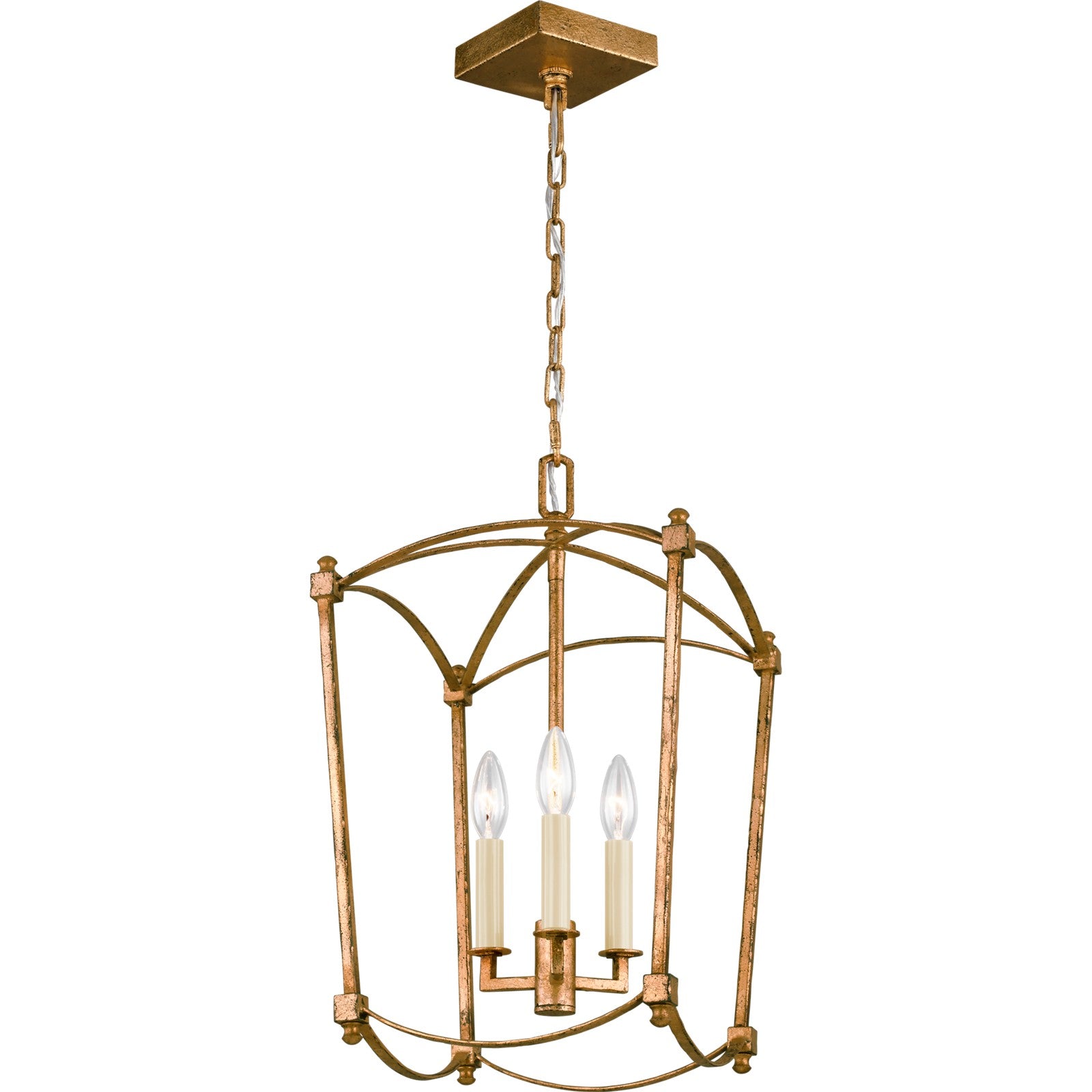 Thayer Mini-Lantern Antique Gild - Visual Comfort Ceiling Lights