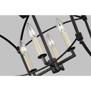 Thayer Semi-Flush Mount in Antique Gild - Visual Comfort Ceiling Lights
