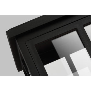 Warren Medium Lantern Textured Black - Visual Comfort Outdoor Lighting