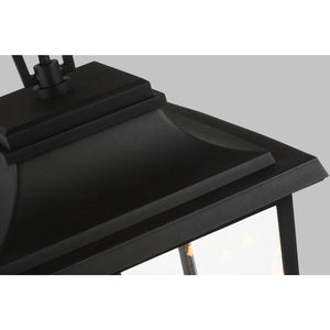 Warren Hanging Lantern Textured Black - Visual Comfort Outdoor Lighting