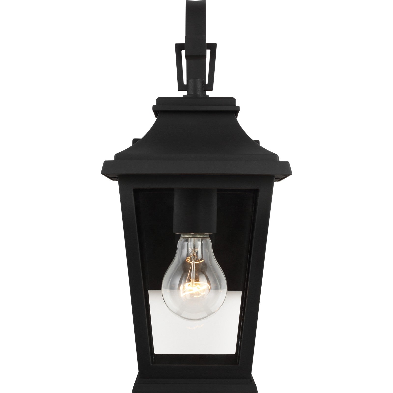 Warren Mini Lantern Textured Black - Visual Comfort Outdoor Lighting