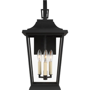 Warren Medium Lantern Textured Black - Visual Comfort Outdoor Lighting