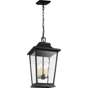 Warren Hanging Lantern Textured Black - Visual Comfort Outdoor Lighting