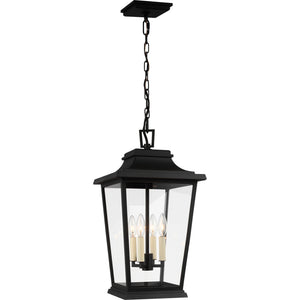 Warren Hanging Lantern Textured Black - Visual Comfort Outdoor Lighting
