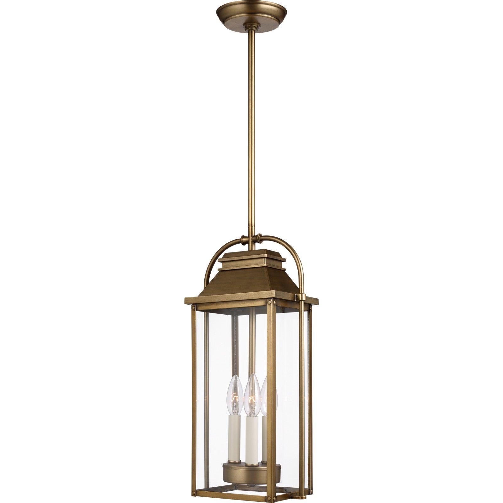 Wellsworth Pendant Antique Bronze - Visual Comfort Outdoor Lighting