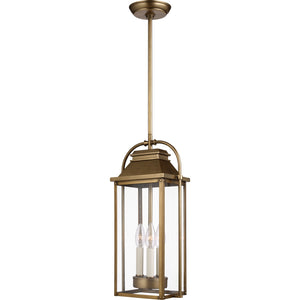 Wellsworth Pendant Antique Bronze - Visual Comfort Outdoor Lighting