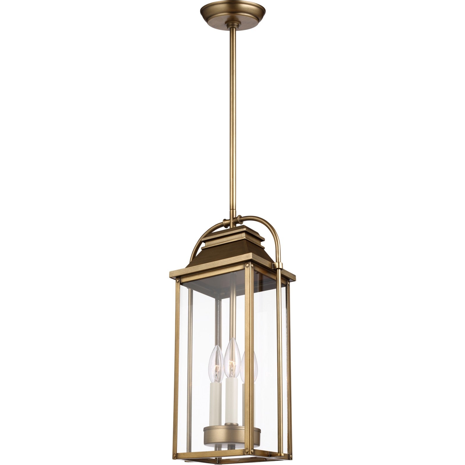 Wellsworth Pendant Antique Bronze - Visual Comfort Outdoor Lighting